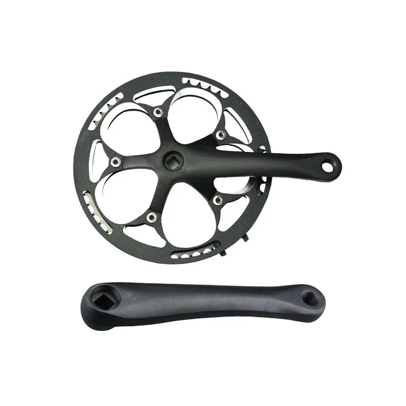 bike Crankset Bicycle Parts mountain bike BMX Cranks chain wheel BCD130mm square hole 52T single