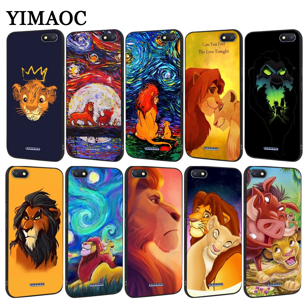 

YIMAOC Cartoon Movie Lion King Soft Case for Redmi Note 4 4A 4X 5 Plus 5A Prime 6 Pro 6A 7 S2 Go