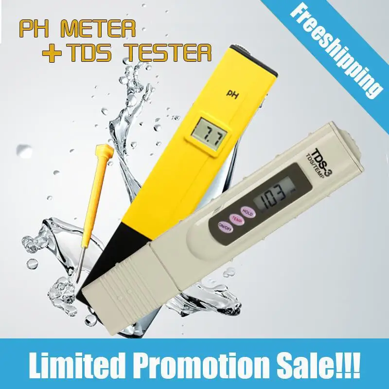 Digital PH Meter + TDS Tester Ph for drinking water tds meter tds