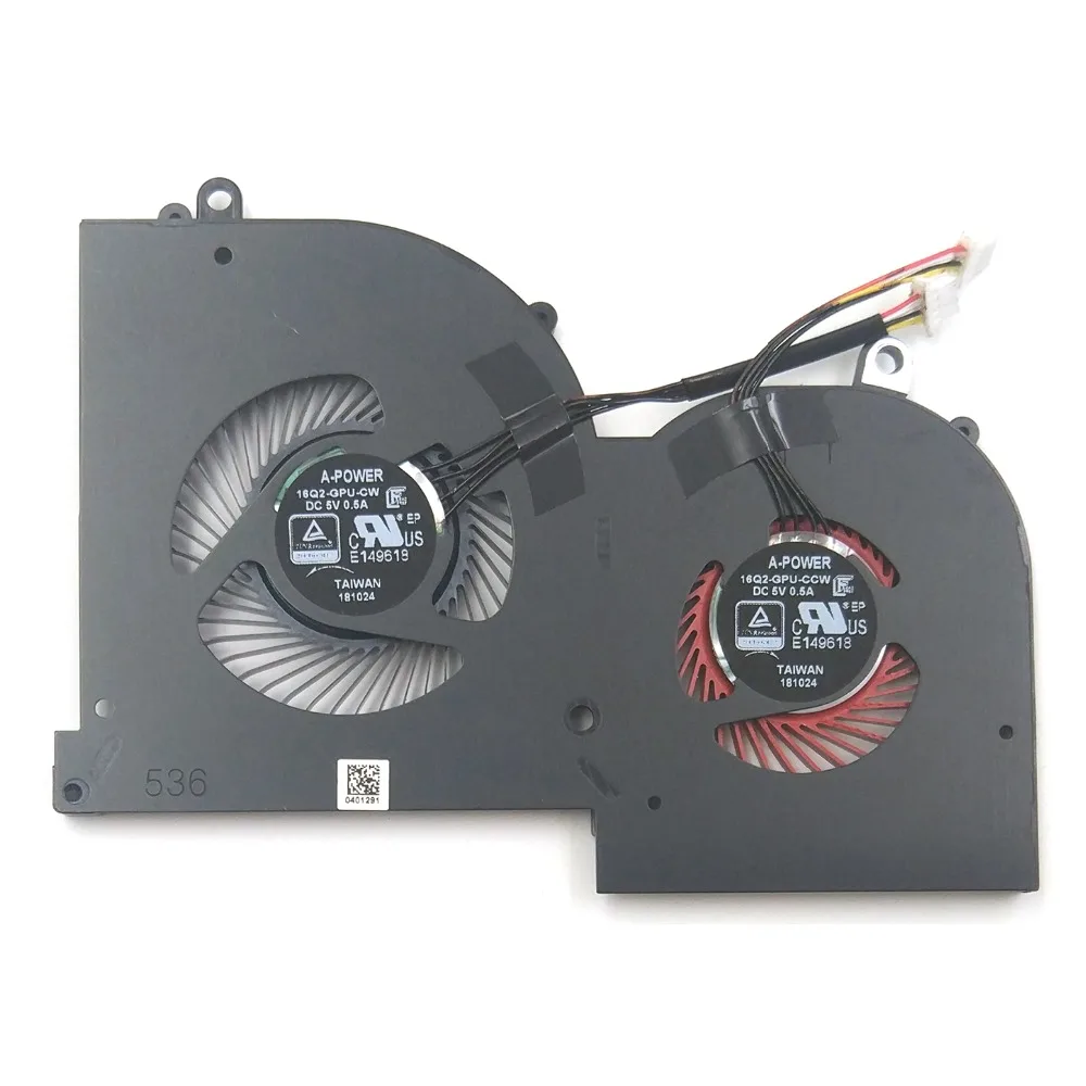 For MSI GS65 Stealth 8SE 8SF 8SG Thin 8RF 8RE GS65VR MS-16Q2 Series Laptop GPU Cooling Fan 16Q2-GPU-CW laptop fan gpu fan