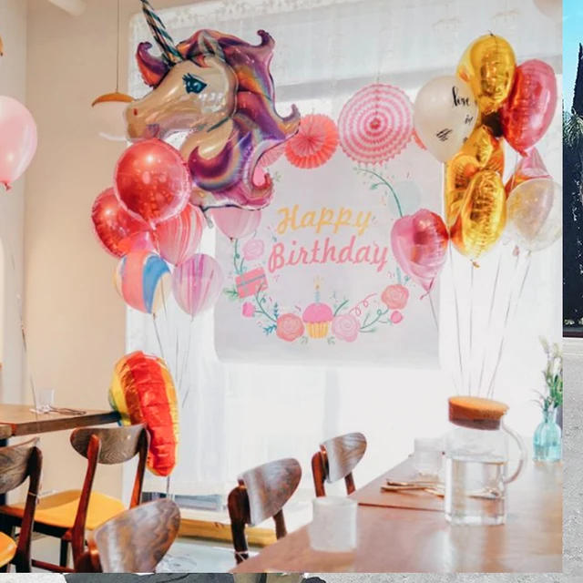 Unicorn Balloons For Kids Parties