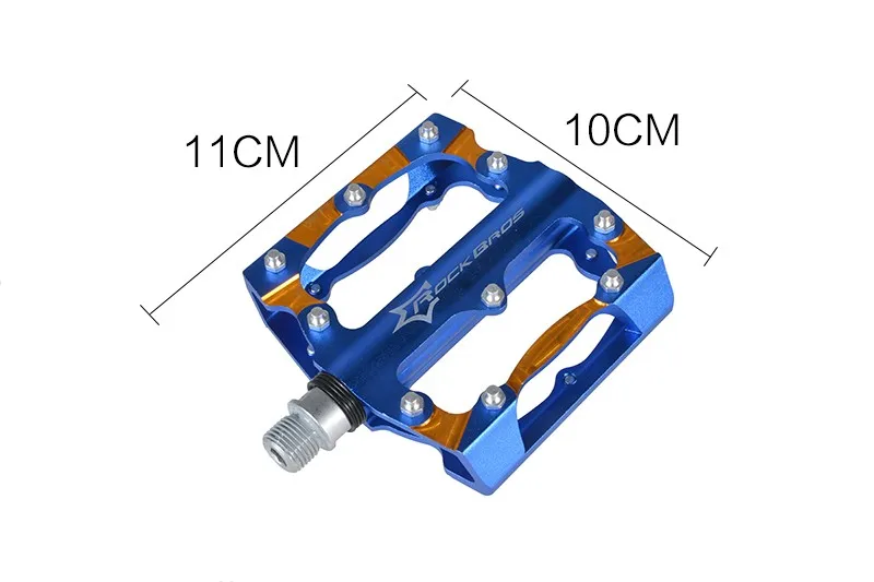 ROCKBROS горный велосипед Велосипедный Спорт Педали для автомобиля Алюминий сплава велосипед Педали для автомобиля большая нога дорожный велопробег подшипник Педали для автомобиля цикл Велосипедный Спорт велосипед Запчасти