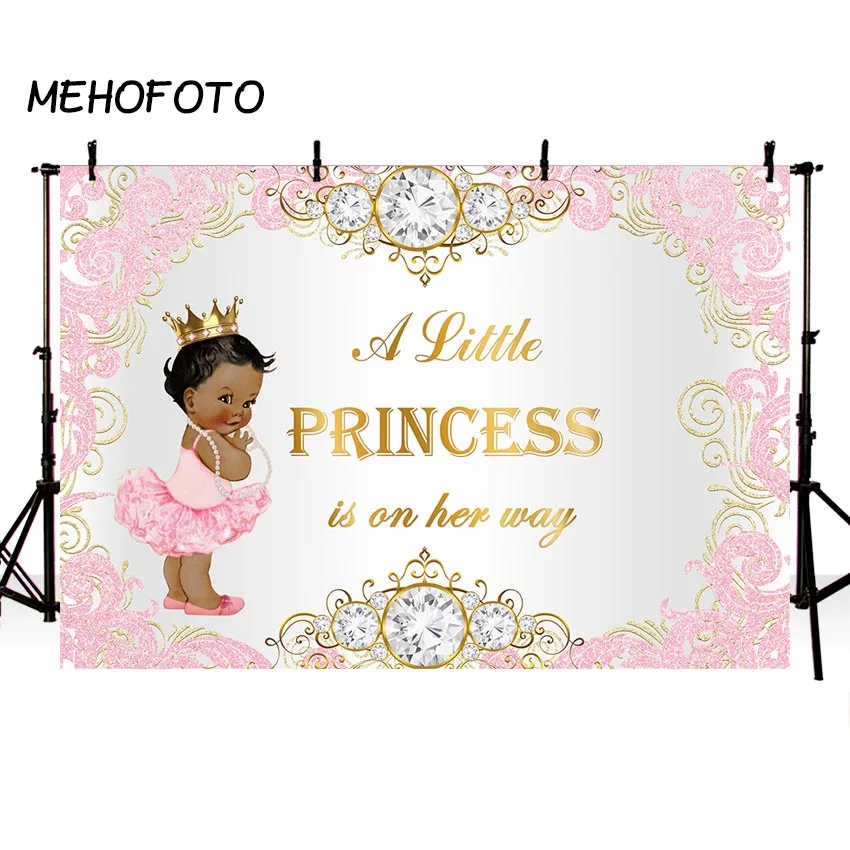 MEHOFOTO Baby Shower Фотофон с бриллиантами для вечеринки в Африканском и американском