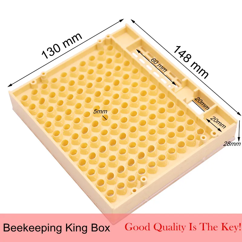 5 pcs Nicot Bee Beekeeping Tools Apicultura Honey Nicot Queen Bee Rearing System For Beekeeping Cage Plastic