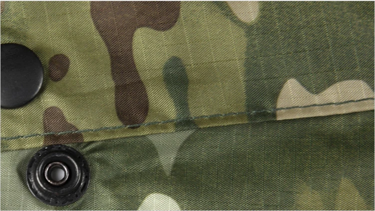 Камуфляжная Военная непромокаемая Водонепроницаемая армейская тактическая дождевик для мужчин 210T Многофункциональный светильник Камуфляжный дождевик ветровка