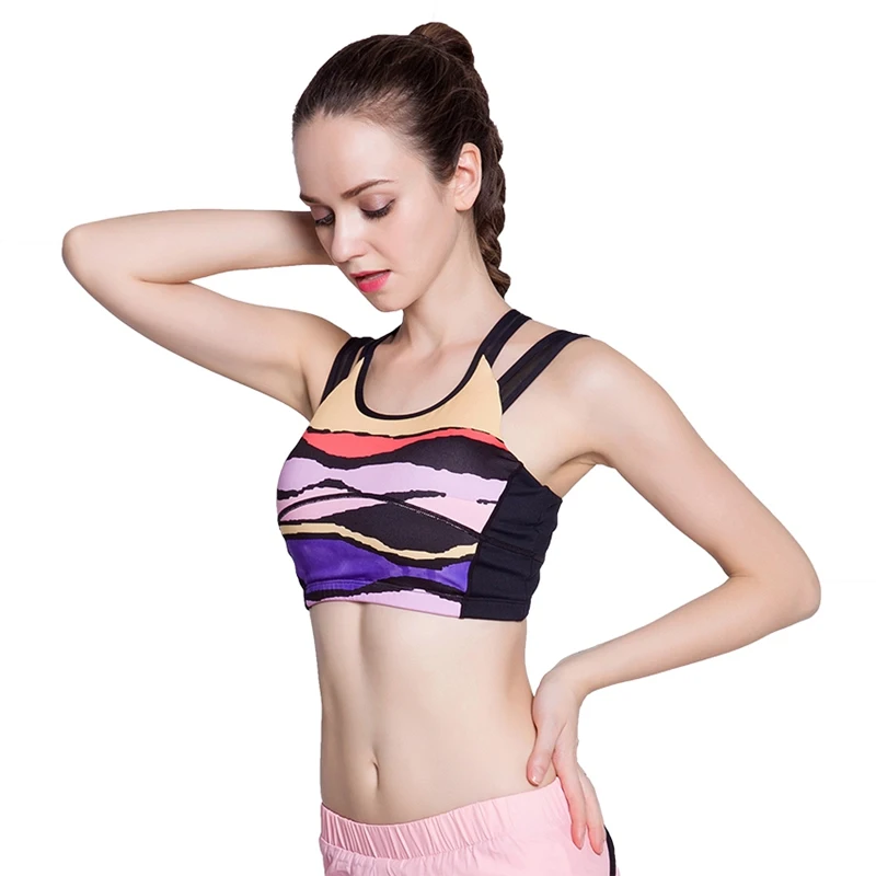2018-Fitness-Women-Sexy-Print-Push-Up-Quick-Dry-Breathable-Shoulder-Strap-Polyester-Elastic-Yoga-Running (2)