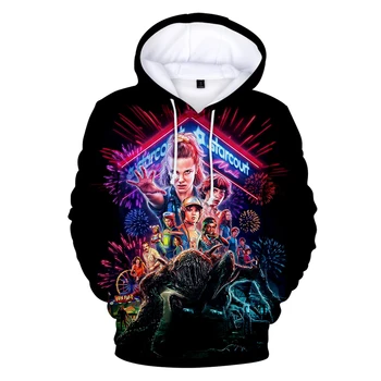 

New Arrival Stranger Things 3d Print Hoodie Men Women Unisex Fashion personality Long Sleeve Clothes
