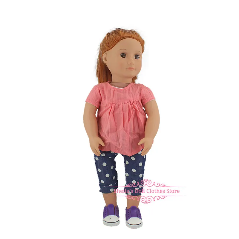 New Lovely Arrival Fashion Jean Skirt For 18 inch American Girl Doll Clothes,(Shoes are not included