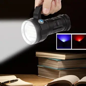 

LED Flashlight Aluminum Alloy Outdoor Waterproof LED Diving Flashlight Underwater Photography Fill Light Torch