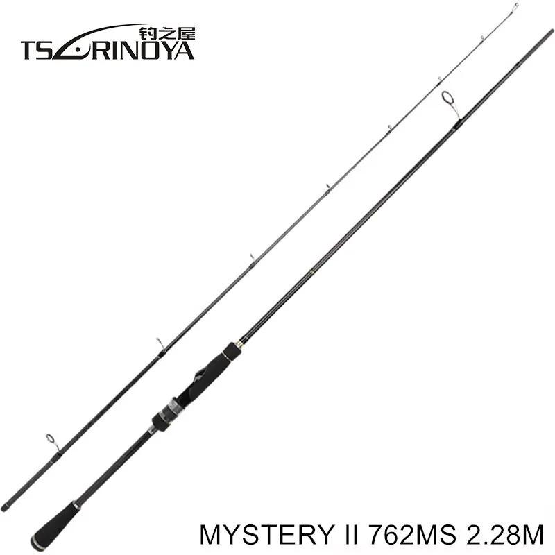 TSURINOYA MYSTERYII FUJI Ring Satwater удилище для рыбалки 1,98 м, 2,1 м, 2,28 м, вес приманки 6-18 г/7-20 г, сверхлегкое спиннинговое удилище с морским басом - Цвет: Красный