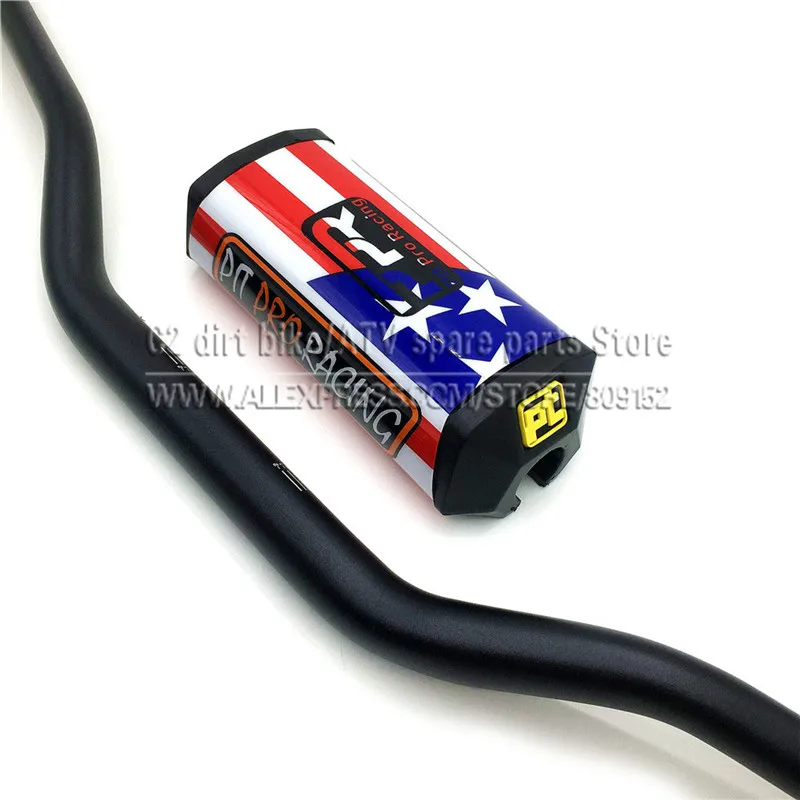 Pit Pro Racing Motocross Handlebar 1 1/8" Fat Bar With Bar Pads 28.5mm For KTM CRF KLX Dirt Pit