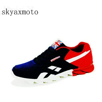 

Skyaxmoto Spring and summer mesh breathable cushions shock-absorbing shoes casual and leisure Korean fashion trend low-boys cool