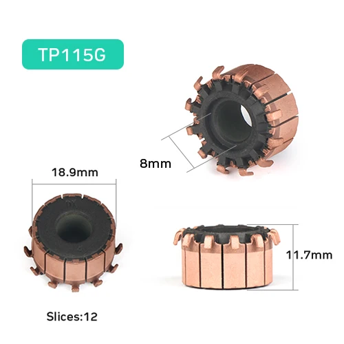 Медные стержни генератора, Электрический мотор, черный латунный мотор для мини-дрели на арматурной арматуре - Цвет: TP115G
