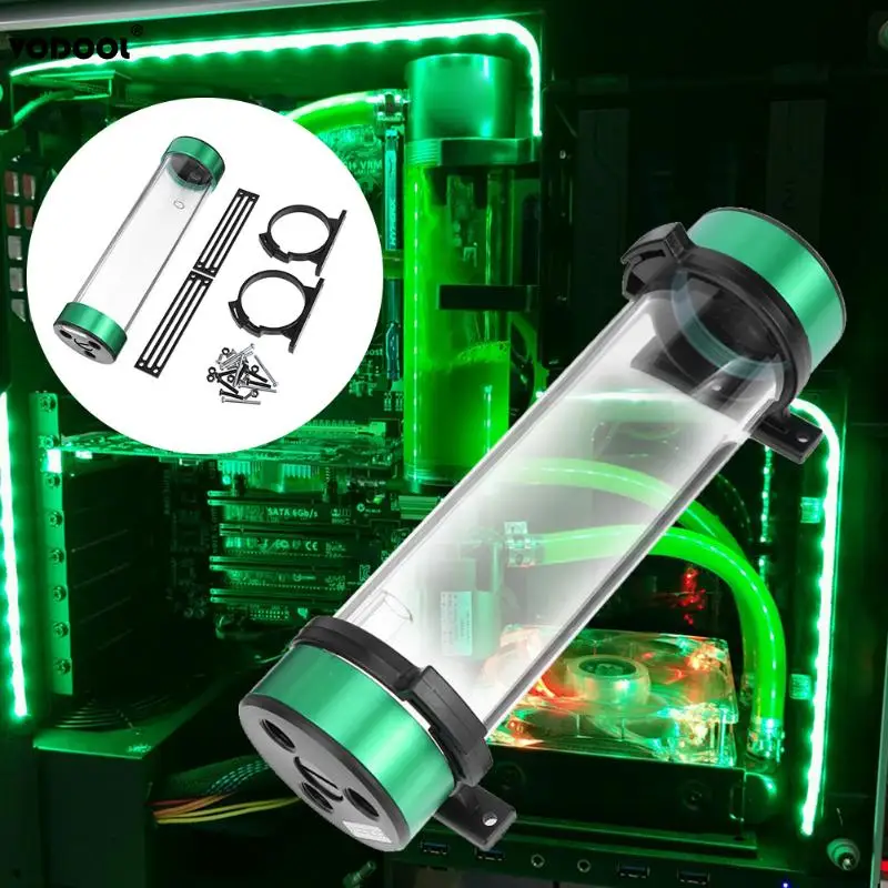 Цилиндрический резервуар для воды с резьбой G1/4 234 мм|cooling kit|water cooling kitwater |
