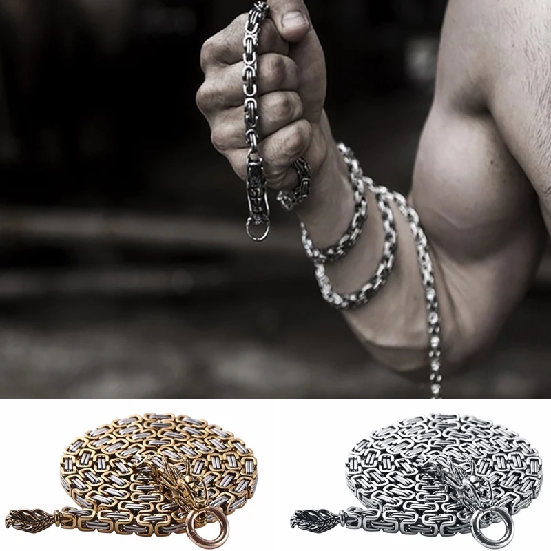 

Figurines Miniatures 101cm Steel Dragon Hand Bracelet Tactical Whip Corrosion Resistance Protection Waist Hanging Feng Shui