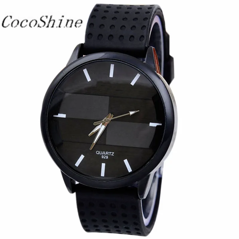 

CocoShine A-838 Men's Casual Fashion Watch Stereo Surface Silicone Watch wholesale Free shipping