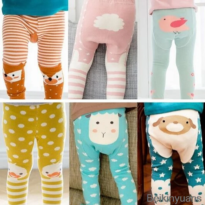 

2018 new best shot unisex cartoon bee monkey tights baby girl boy cotton Pantyhose children 's pantyhose slim Pantyhose