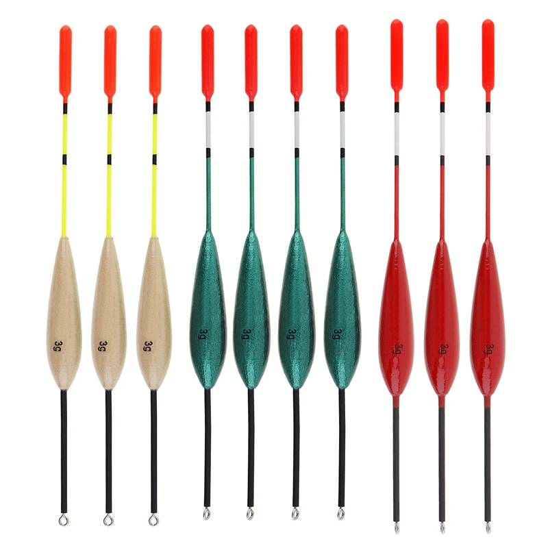 10pcs/lot Mixed Color Rock Fishing Float 19.2cm 19.5cm 3g Long Shot Striking Balsa Bobber with Big Buoyancy | Спорт и развлечения