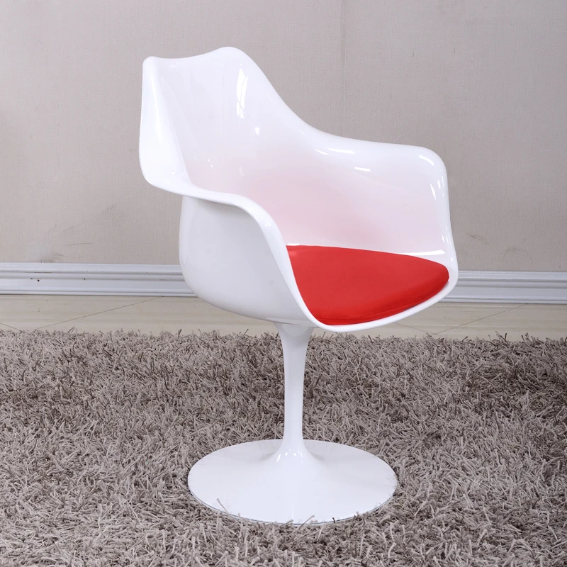 Eero Saarinen Bianco E Nero Tulipano Di Pu Stile Lato Sedia