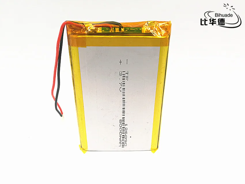 10pcs 126090 3.7v 8000mAh lithium ion rechargeable battery for GPS