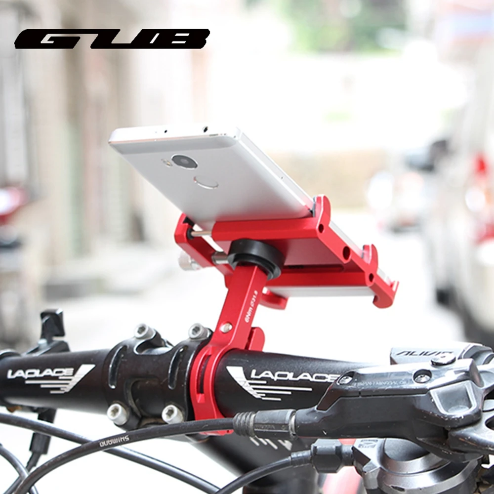360 Rotating Aluminum Mtb Road Bike Bicycle Motorcycle Phone Holder Mount Support GPS Base Fix Handlebar Clip Stand Accessories bicycle accessories