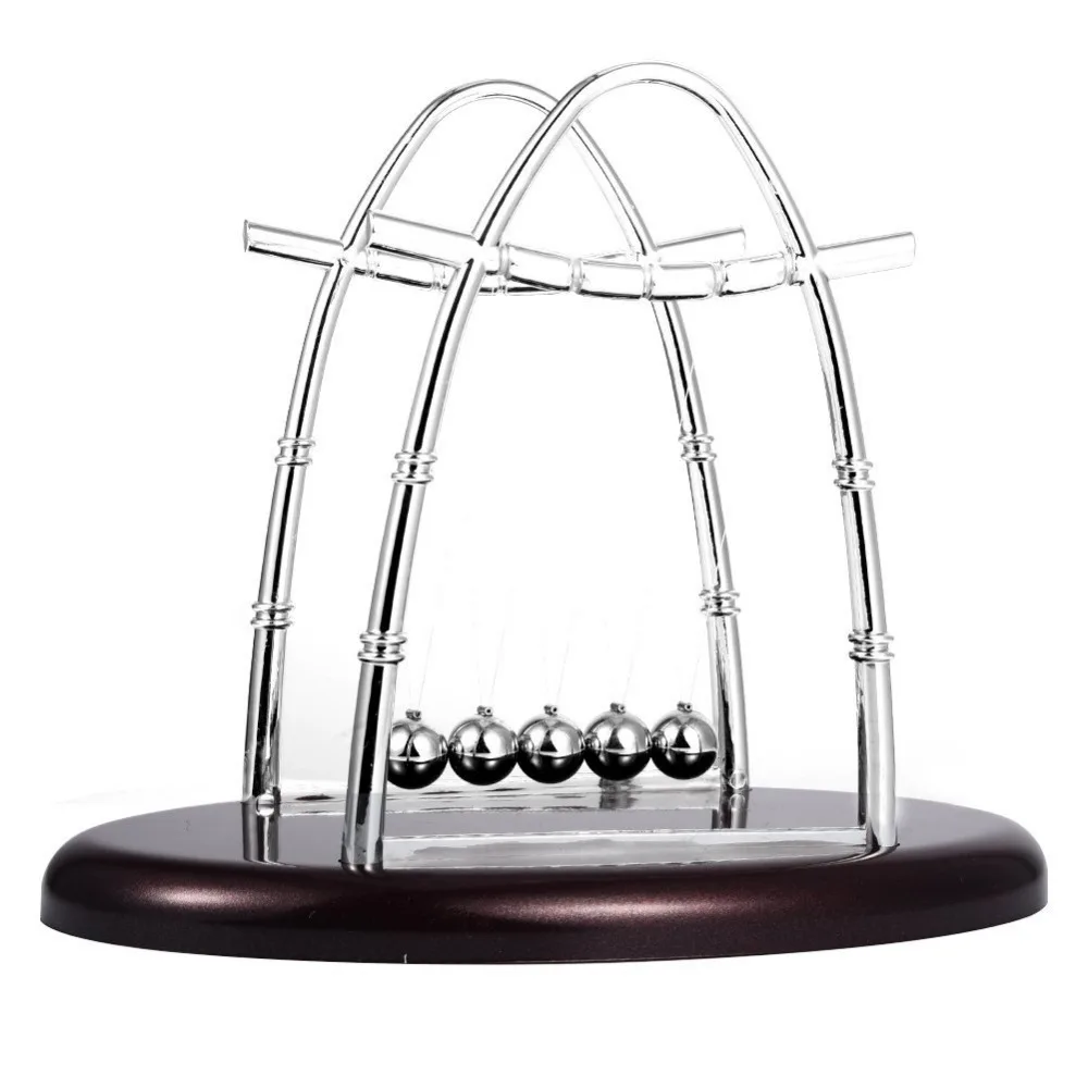 Newtons Cradle Fun Steel Balance Balls Physics Science Pendulum