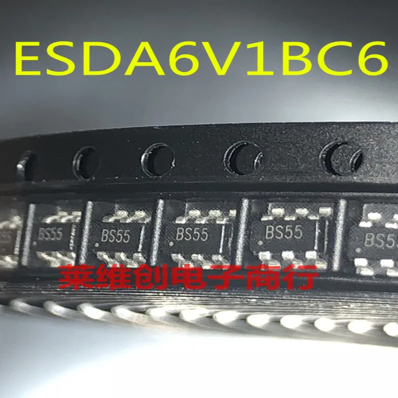 Только оригинальная ESDA6V1BC6 импортированная STM SOT23-6 антистатическая защитная