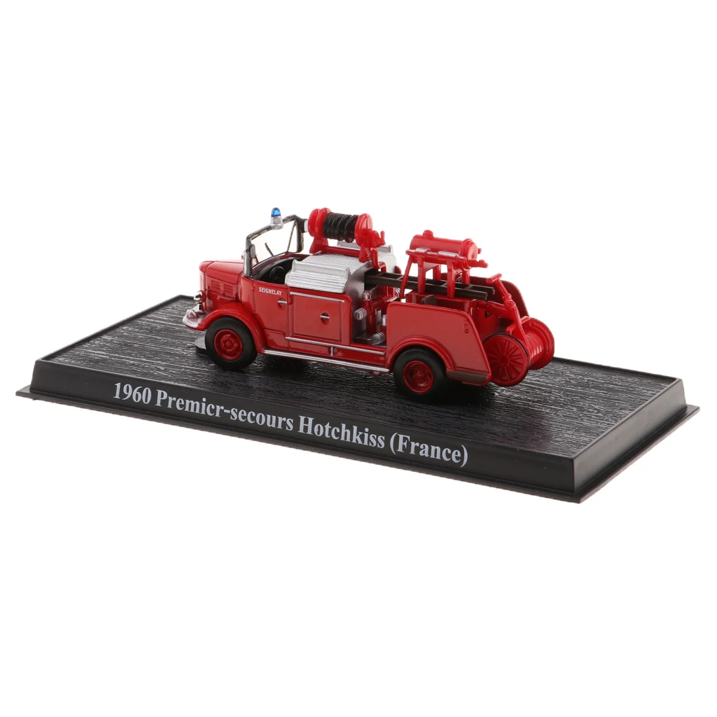 1/64 Scale Fire Vehicle 1960 Premier-Secours Hotchkiss Diecast Model Truck Toy