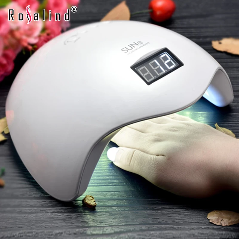 

ROSALIND Nail Dryer SUN5 Professional UV LED Lamp 36W Nail Dryer Polish Machine for Curing Nail Gel Art Tool for Cure Manicure