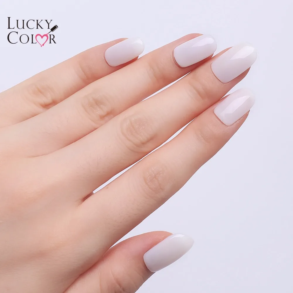 Esmalte de Gel UV blanco leche translúcida laca de uñas LED de alta calidad para barniz de Gel de larga duración 10 ml Esmalte de Gel UV blanco leche translúcida laca de uñas LED de alta calidad para barniz de Gel de larga duración 10 ml