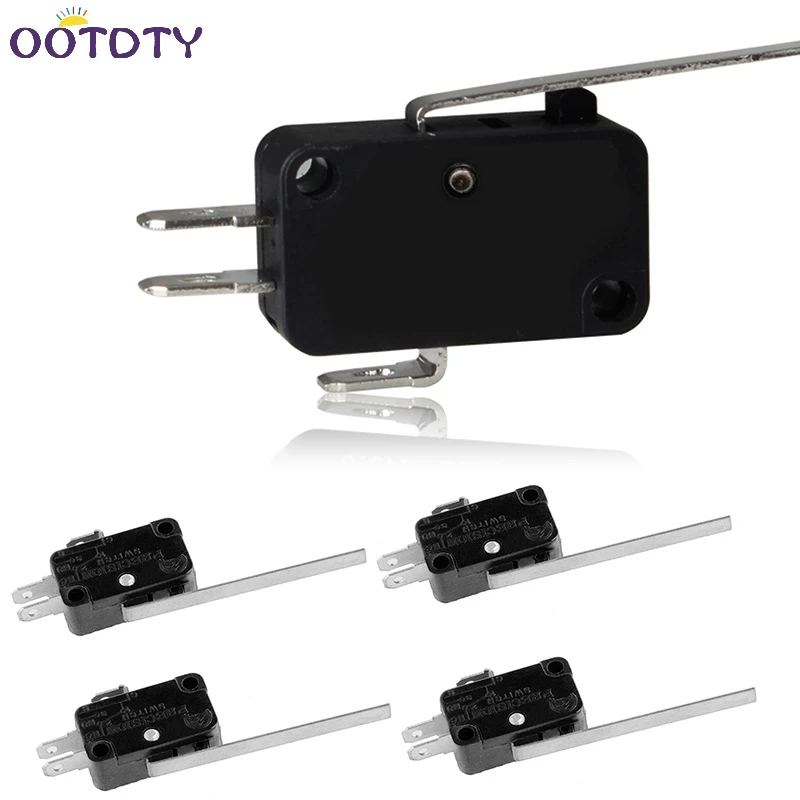 

5pcs KW7-9 Long Straight Hinge Lever Type SPDT Micro Switch Limit Switch NEW