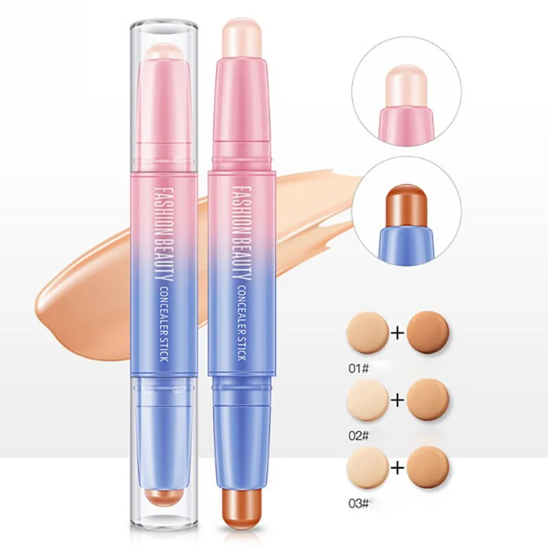 

Lady Facial Highlight Foundation Base Contour Stick Beauty Make Up Face Powder Cream Shimmer Concealer Camouflage Pen Makeup