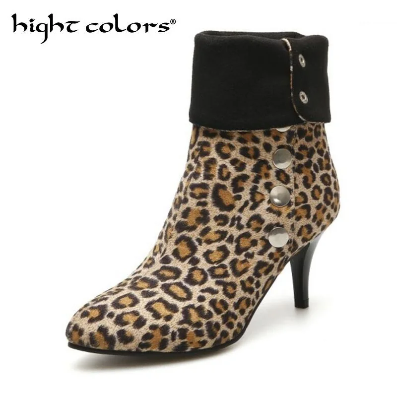 leopard print stiletto boots
