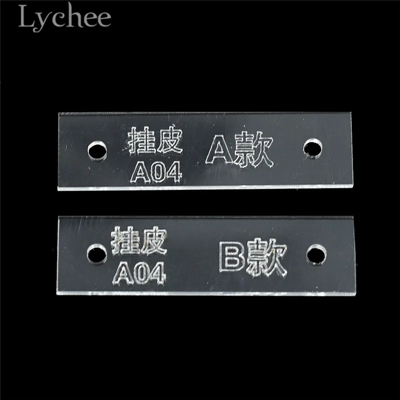 Leather Craft Template Sewing Template Lychee Life Mini Shoe Design Acrylic Sewing Pattern Boot Hanging Pendent Template DIY Leathercrafts