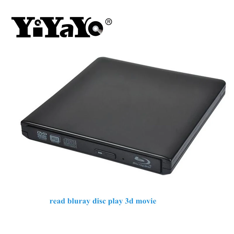 YiYaYo Bluray Burner USB 3.0 DVD-ROM Player External Optical Drive BD-ROM Blu-ray CD/DVD RW Writer Recorder for MACbook Laptop YiYaYo Bluray Burner USB 3.0 DVD-ROM Player External Optical Drive BD-ROM Blu-ray CD/DVD RW Writer Recorder for MACbook Laptop