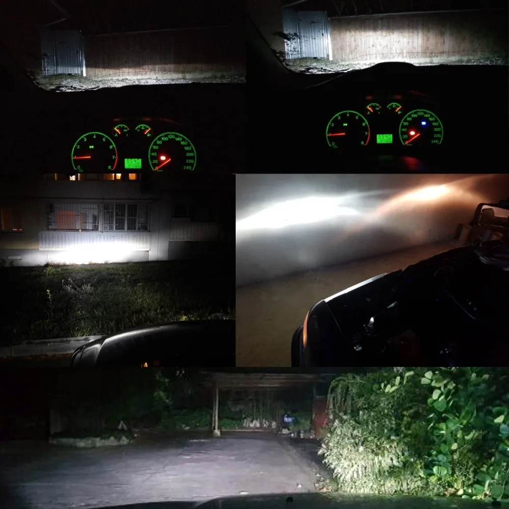 LVTUSI H1 H4 светодиодный H7 H11 9003 HB2 H3 H8 H9 COB S2 Автомобильная фара 72 Вт 8000LM Высокая все в