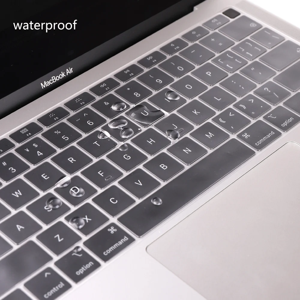 13 Inch A1932 2018 Clear Transparent TPU Keyboard Cover Fits For Macbook Air