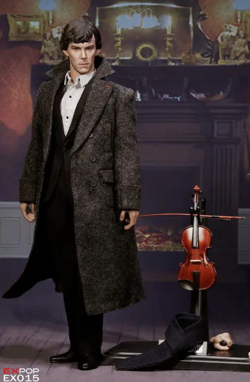 

[Estartek] EX015 1/6 British Detectives Sherlock 3.0 with Violin 12inch Collectible Action Figures