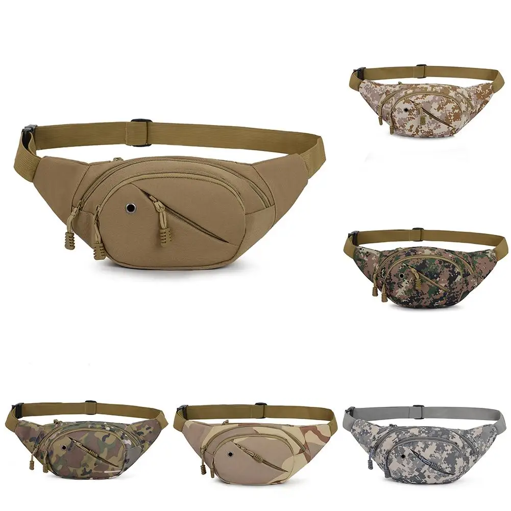 

Outdoor Sport Casual Nylon Waterproof Unisex Waist Bag Camping Hiking Travel shoulder bag for men borsa cuoio genuino fashion