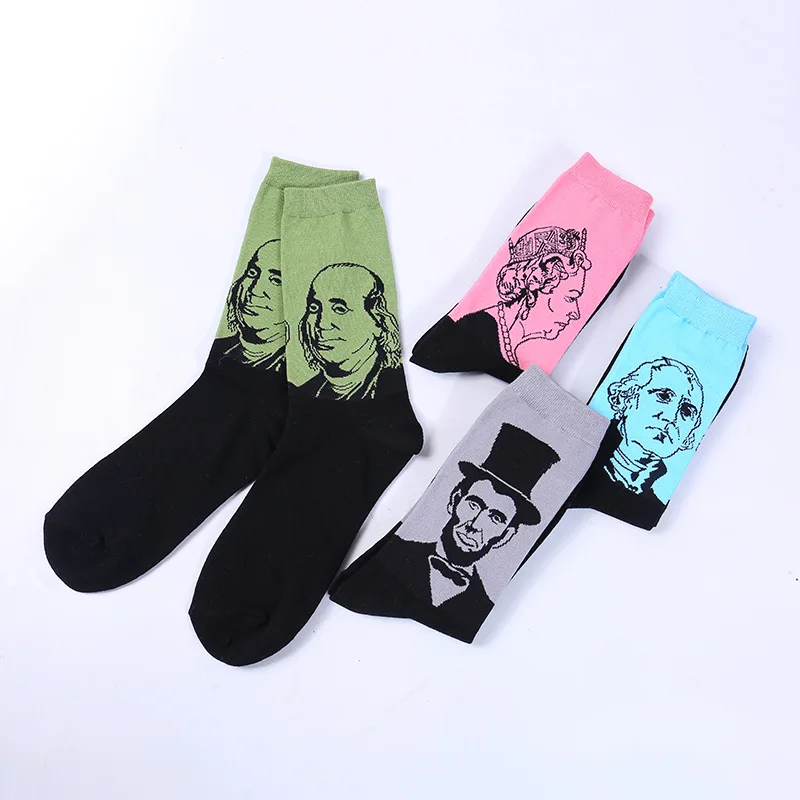 

Fashion creative figures tube socks High quality creative autumn winter funny socks