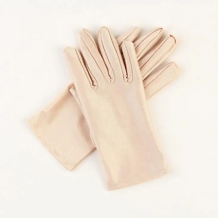 Новые перчатки для стрельбы из лука женские весенне-летние солнцезащитные очки для вождения автомобиля УФ перчатки Белый Бежевый Черный Кофейный Серый