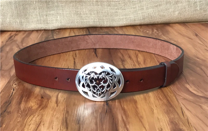 Thick Genuine Leather Metal Belt Buckle (9)