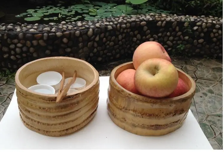 

Old bamboo root bamboo tea wash tea sea carving tea ceremony storage fruit bowl bowl snack plate