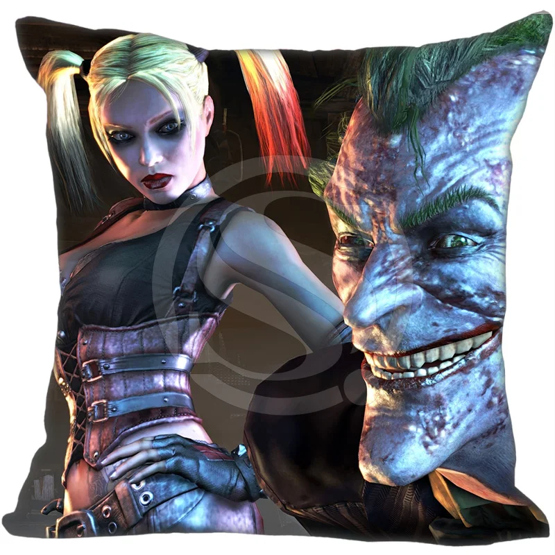 

Custom Batman comics Joker hero Harley Quinn Pillowcase Style throw Pillow Case Twin SidesHome Car Cushion Cover