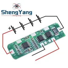 ShengYang – carte de Protection pour batterie Lithium Li-ion 4s, 4 pièces, 4 a-5 a 18650, BMS PCB 4.25-4.35V à 2.3-3.0V