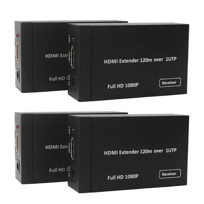 ALLOYSEED HDMI Cable 1080P Extender 120m Single font b Network b font Cat5e 6 Lan Ethernet