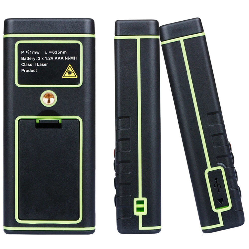 

JFBL Hot Upgraded Digital Laser Distance PC Connect High-precision DiastimeterColor:GREEN Size:50M