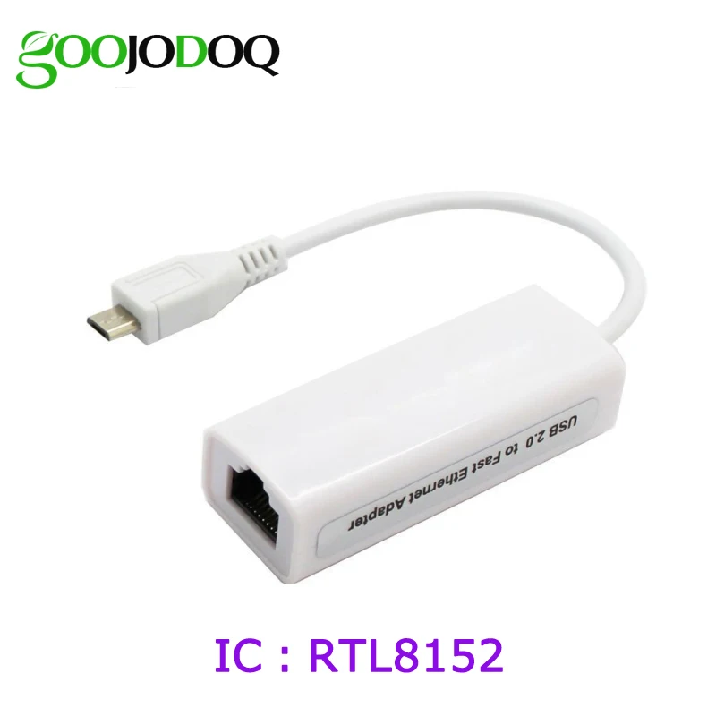 Адаптер Ethernet Micro USB RTL8152 к RJ45 LAN карте 10/100 м сетевая карта для Android планшета ПК