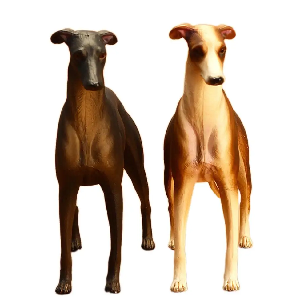 

Greyhound Hound Simulation Dog Animal Model Toy Action Figure Doll 1:6 Hound Model Dolls Children Collection Hobbies Toys