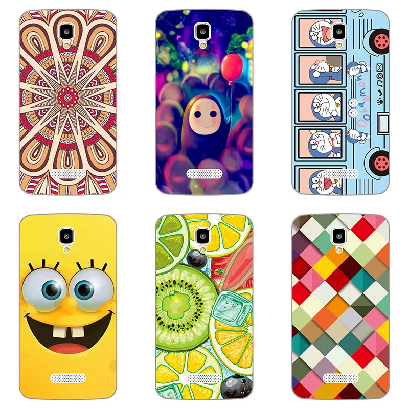 For Lenovo A2010 a2010 hard Plastic Case Cover phone shell Colorful printing Painted Flower Cases |
